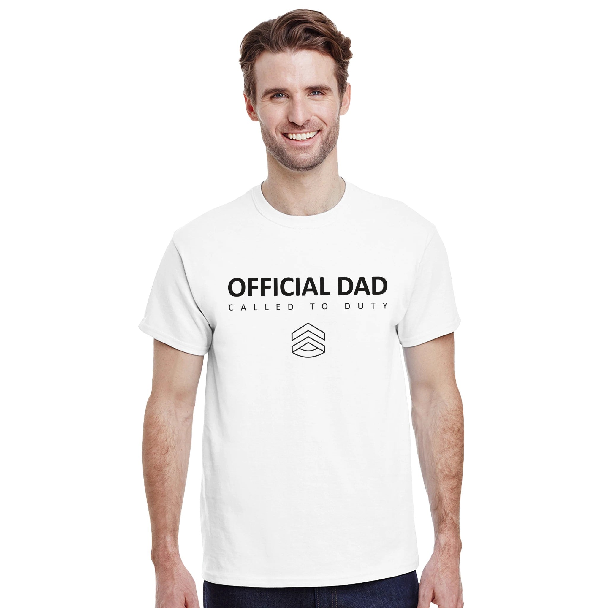 Official Dad Called To Duty t-shirt close up print