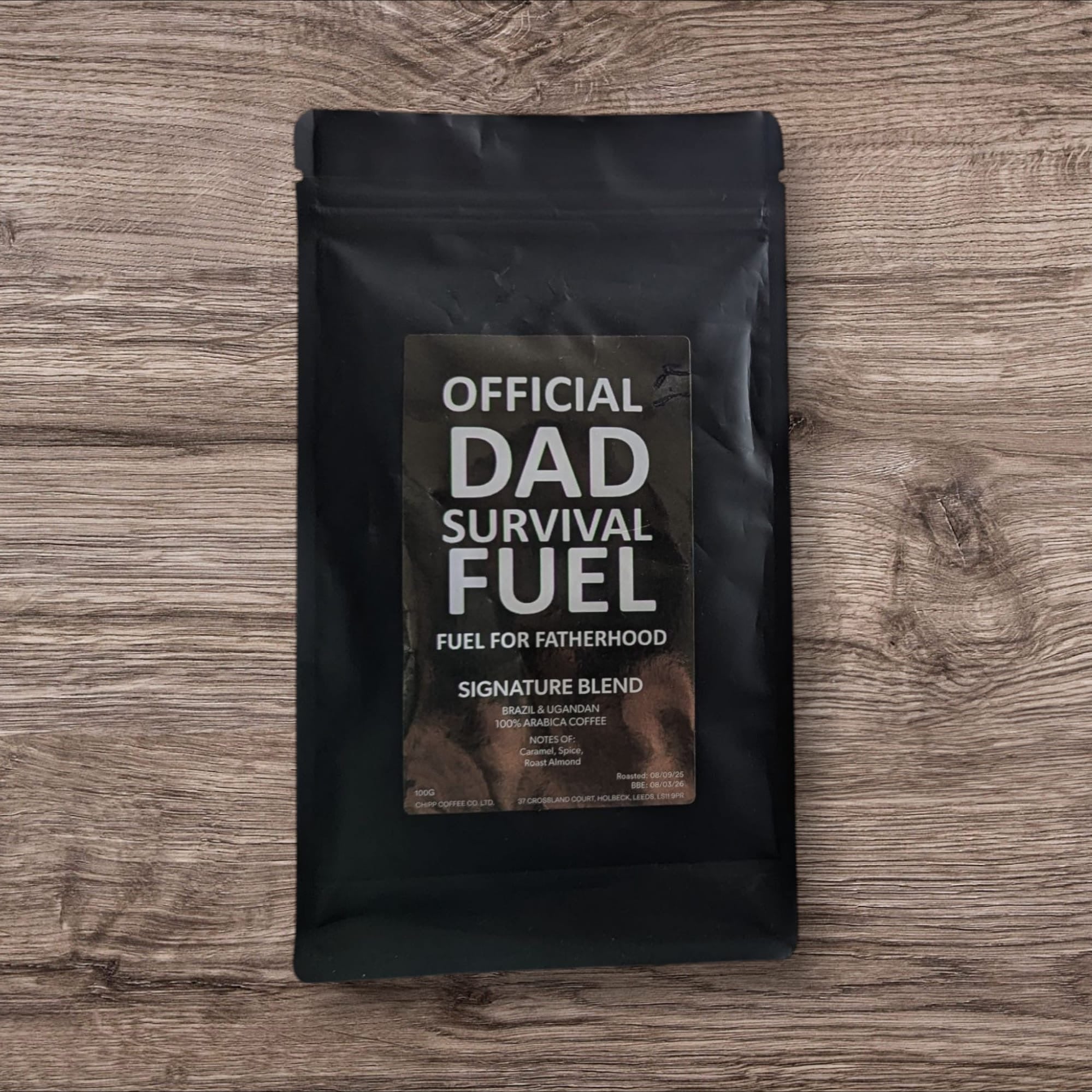 Official Dad Survival Fuel coffee for dads UK bold roast