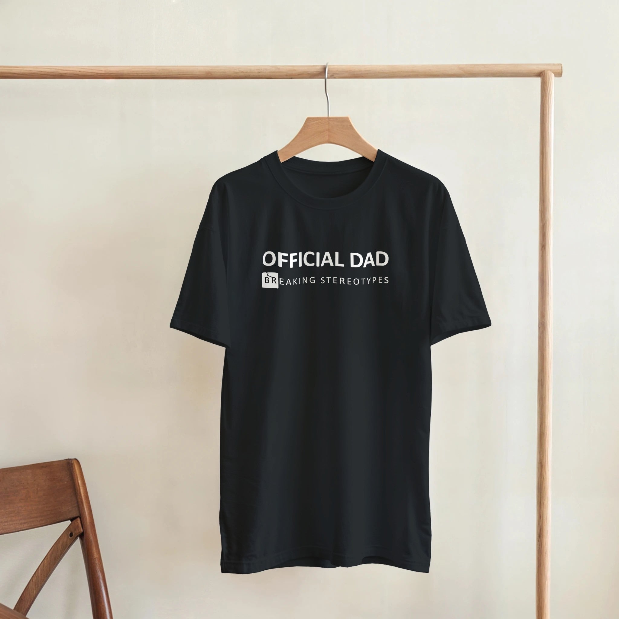 Official Dad Breaking Stereotypes t-shirt sport grey