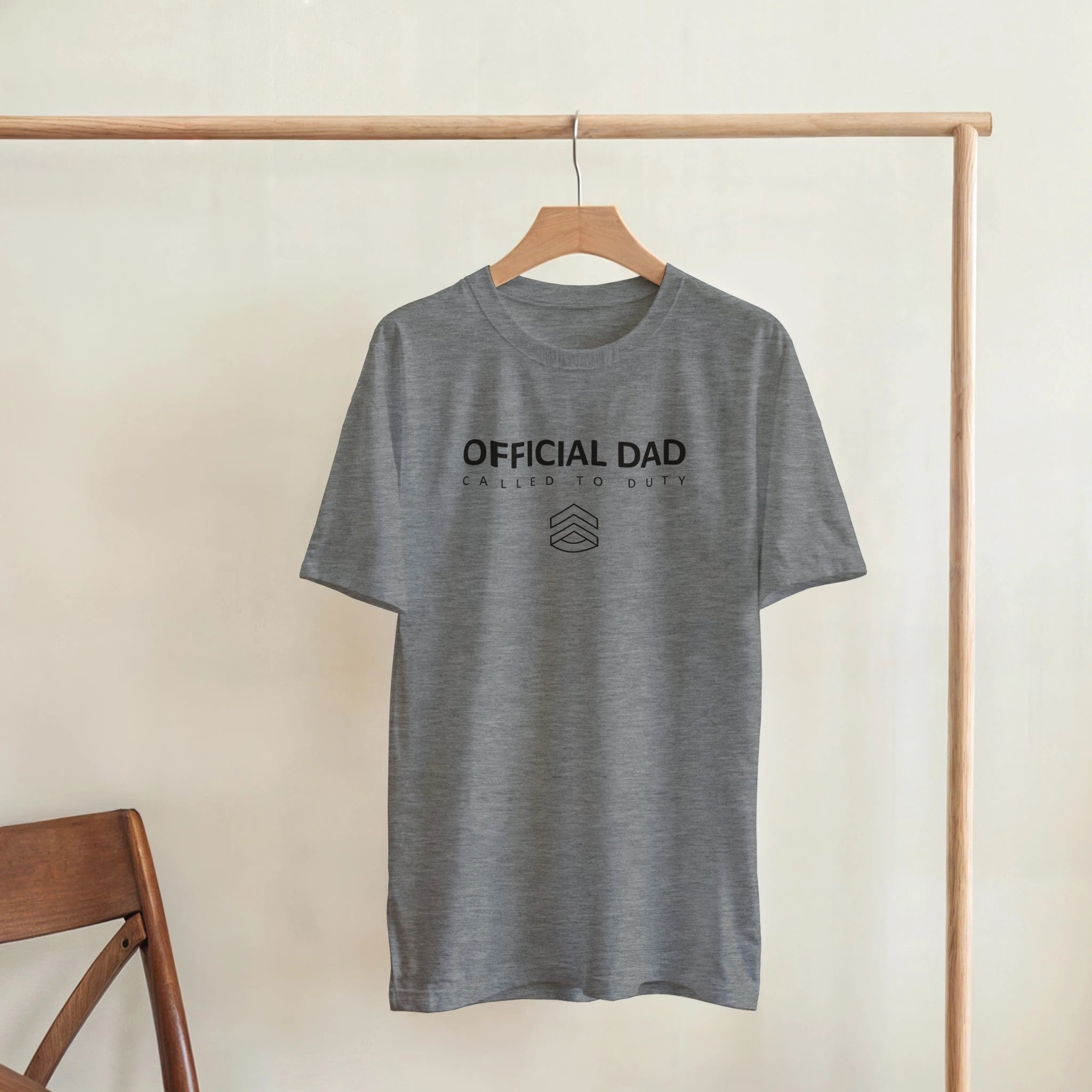 Official Dad Called To Duty t-shirt natural colour